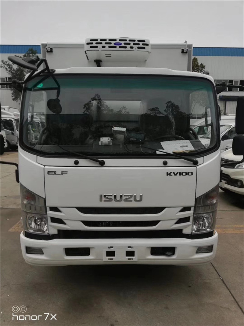 慶鈴五十鈴KV100藍牌冷藏車