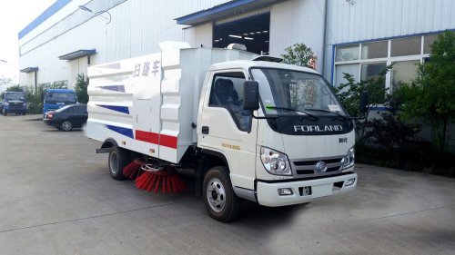 不上牌福田小卡掃路車0.8立方水/2立方塵