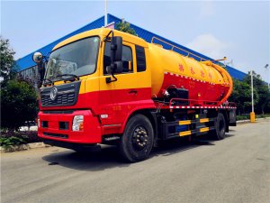東風(fēng)天錦15立方清洗吸污車