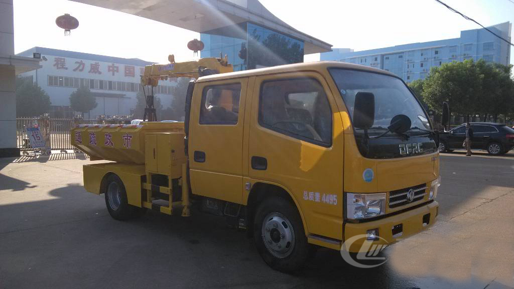 東風雙排3立方藍牌清淤車