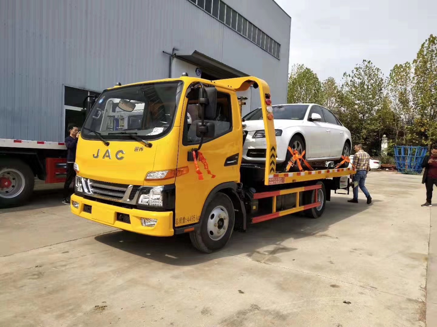 江淮藍(lán)牌一拖二清障車