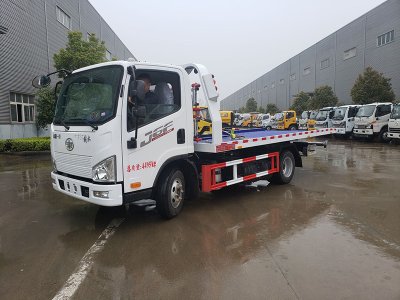 解放藍牌清障車可上北京牌