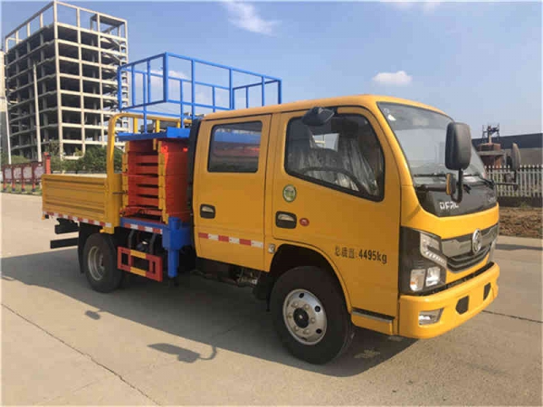 東風(fēng)10米剪叉式升降平臺(tái)高空作業(yè)車(chē)