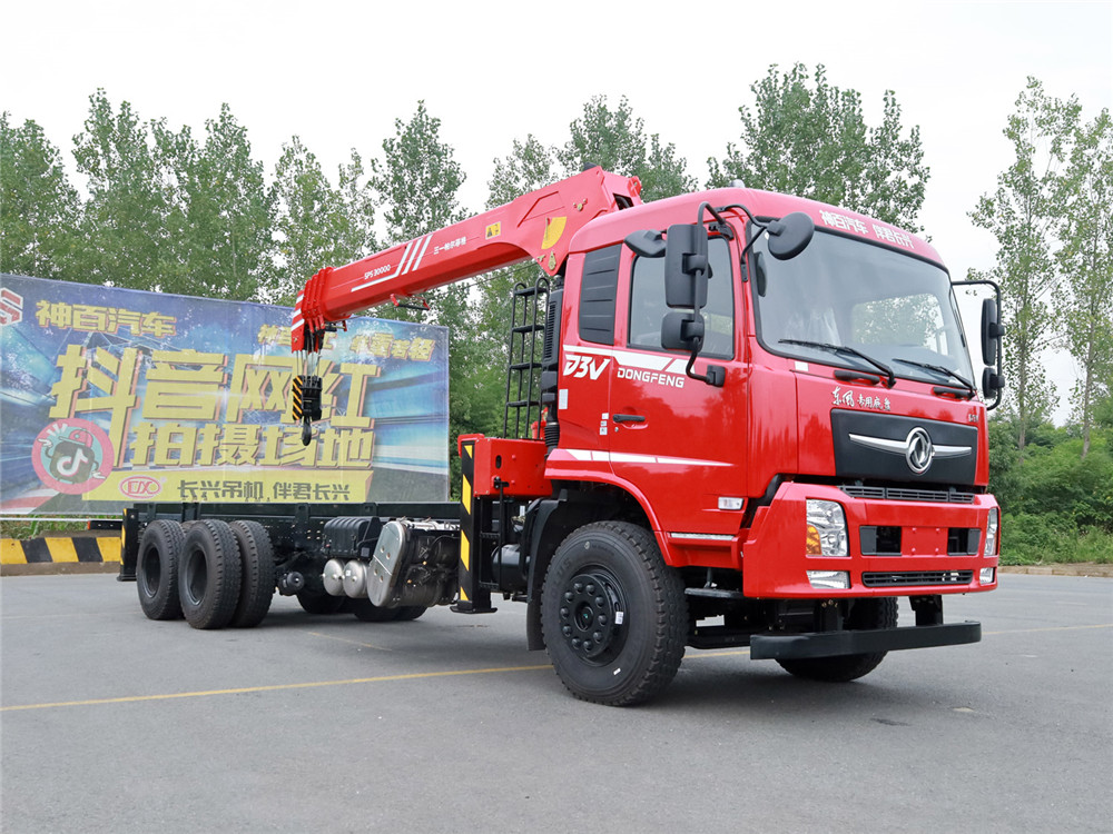 東風(fēng)D3V后八輪三一12噸4節(jié)臂隨車吊
