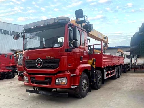 陜汽德龍新M3000四前后八徐工16噸四節(jié)直臂G型隨車吊
