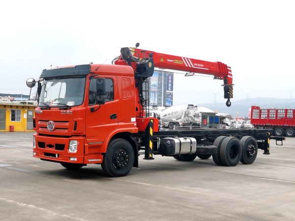 三環(huán)T280昊龍后雙橋三一12噸直臂式吊機隨車吊