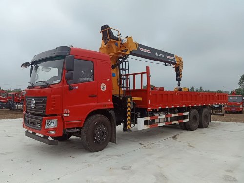 東風華神F5后雙橋駿通12噸四節(jié)臂吊機隨車吊