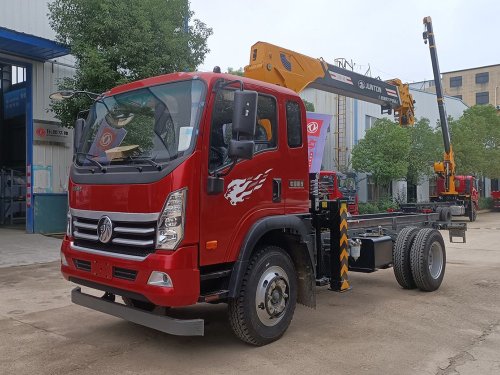 重汽王牌駿通小黃牌6.3噸四節(jié)臂吊機隨車吊