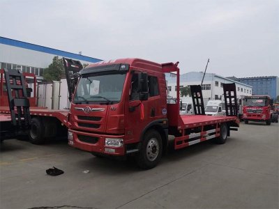 解放龍V單橋平板運(yùn)輸車(chē)