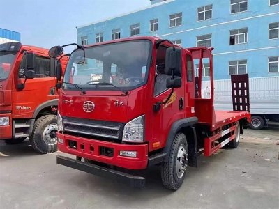 解放大王駕到單橋平板運(yùn)輸車(chē)