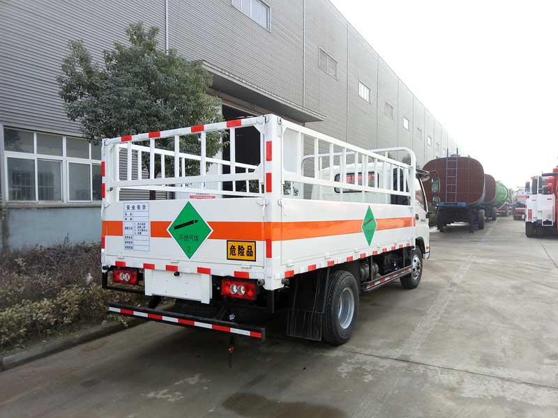 福田奧鈴藍牌4.1米氣瓶運輸車