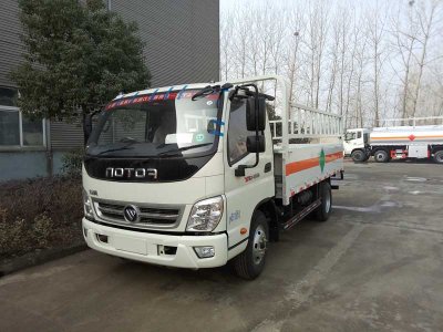 福田奧鈴藍(lán)牌4.1米氣瓶運(yùn)輸車