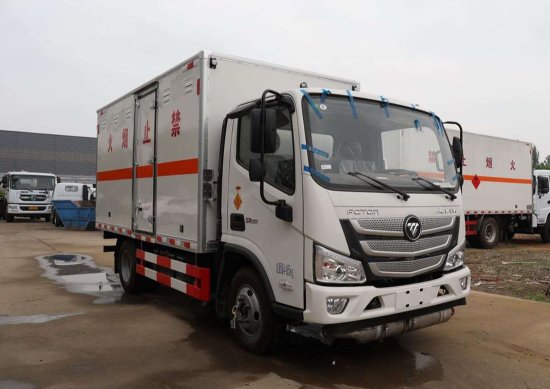 福田歐馬可藍(lán)牌氣體廂式運(yùn)輸車
