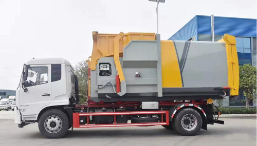 東風(fēng)天錦12方勾臂套臂垃圾車