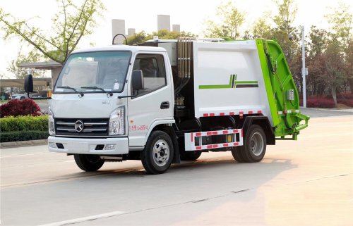 凱馬藍(lán)牌4方壓縮垃圾車