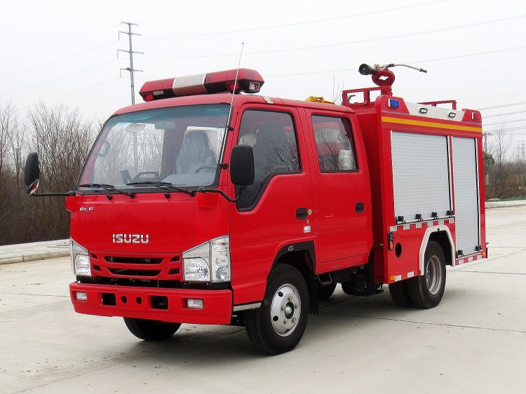慶鈴100P藍(lán)牌水罐消防車