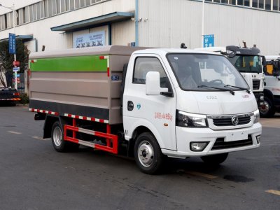 東風(fēng)途逸密閉式桶裝垃圾車(chē)