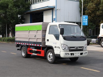 福田小卡之星3密閉式桶裝垃圾車(chē)
