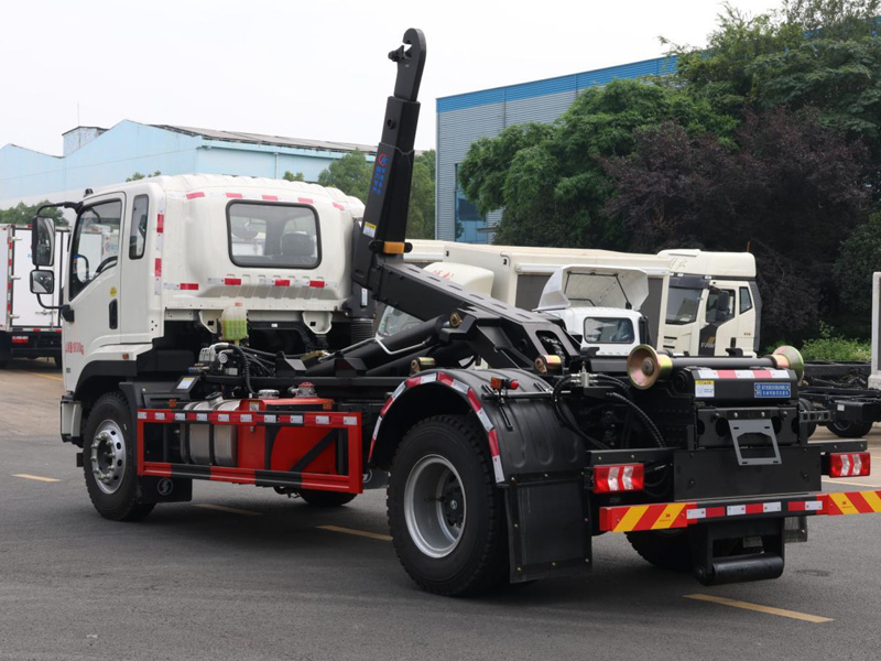 陜汽軒德X9單橋勾臂垃圾車